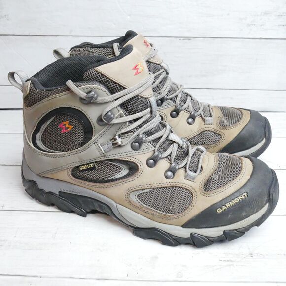 Garmont Men\'s Size 9.5 Brown Zenith Mid Gore-Tex Vibram Sole Hiking Boots READ main image 12